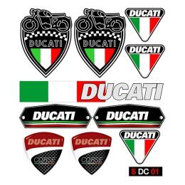 CARTELA DE ADESIVOS DUCATI